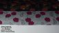 Preview: French Terry geraut Rosen mit Glitzer Schmetterling Grau oder Schwarz