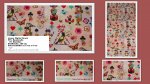 Jersey Digital Druck Blumen Fantasie Rosa