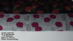 French Terry geraut Rosen mit Glitzer Schmetterling Grau oder Schwarz